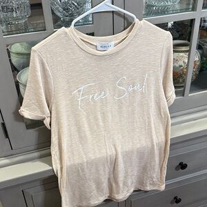 Gilli Light Beige 'Free Soul' Tee